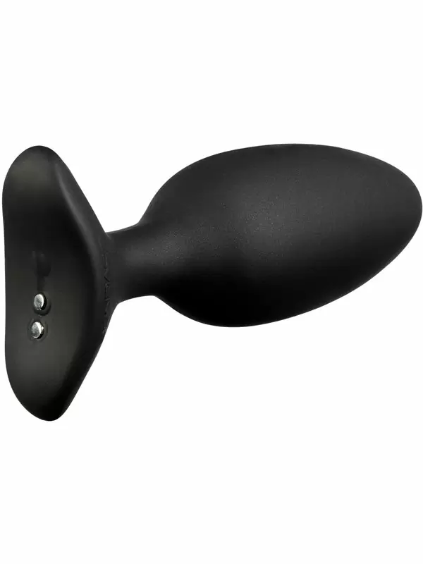 Инновационная анальная вибропробка, LOVENSE Hush 2, 14 см, управление через приложение, 7 режимов, размер S, черный