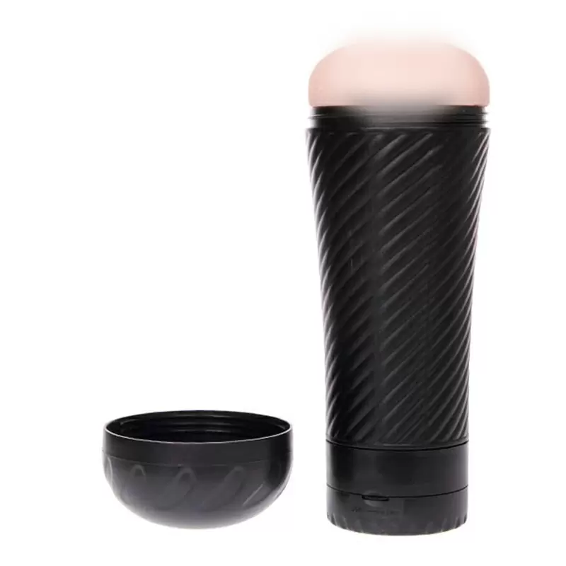 Мастурбатор анус в тубе Pink Butt с вибрацией – телесный