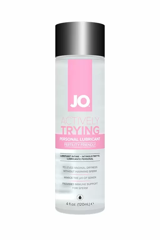 Лубрикант на водной основе JO Actively Trying способствующий оплодотворению - 120 мл