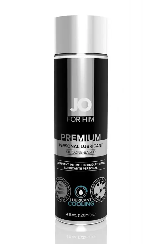 Мужской силиконовый лубрикант JO for Men Premium охлаждающий – 120 мл	