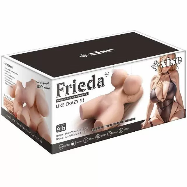 Торс женский Frieda с функцией вибрации