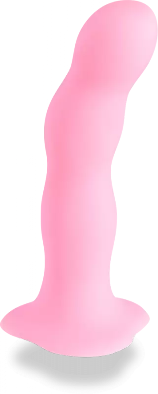 Фаллоимитатор Fun Factory Bouncer 18,2 см, с тремя шариками, розовый