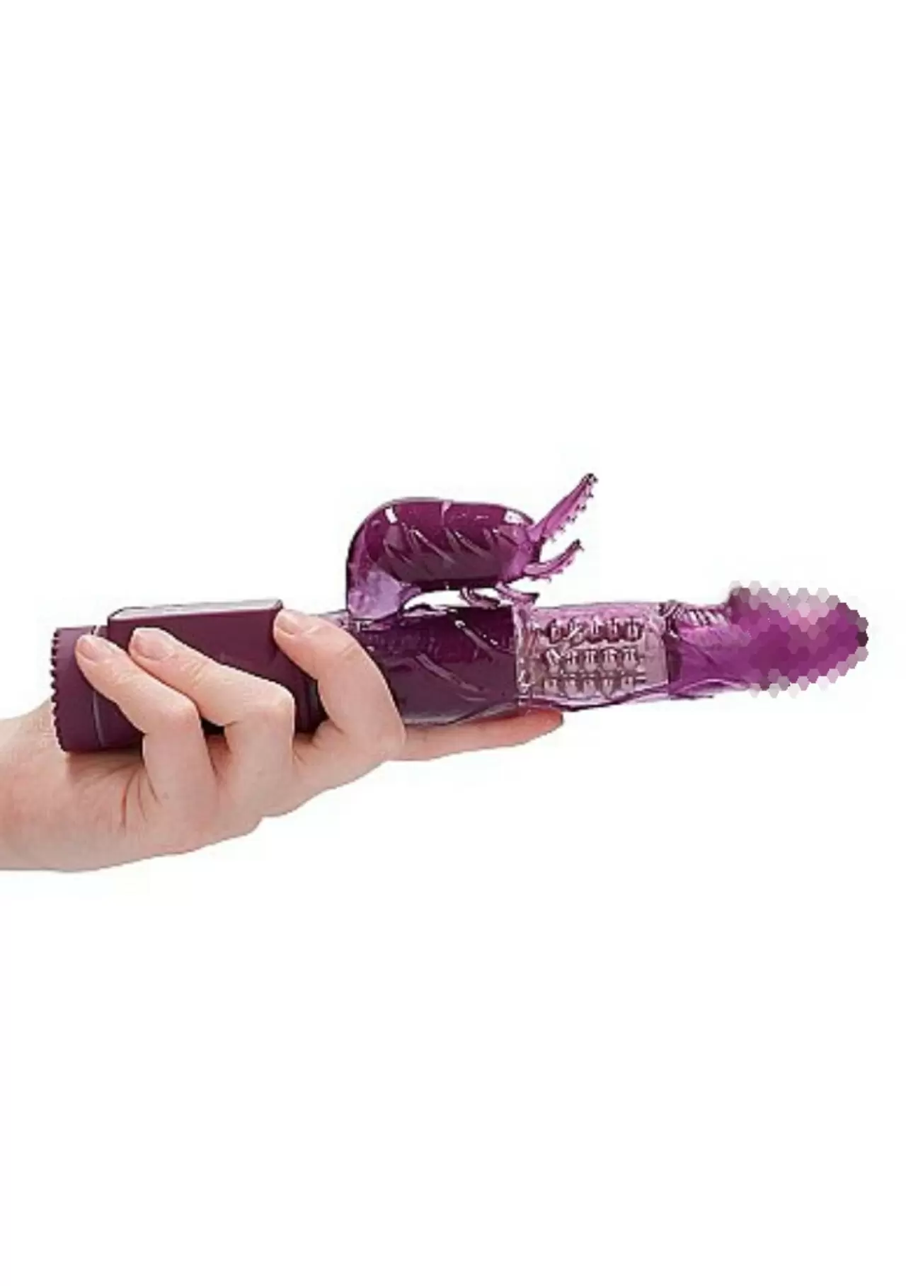 ВИБРАТОР КРОЛИК ROTATING BEETLE - фиолетовый