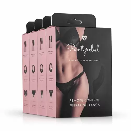 Трусики с вибратором для клитора Vibrating Thong: 12 режимов вибрации, пульт ДУ
