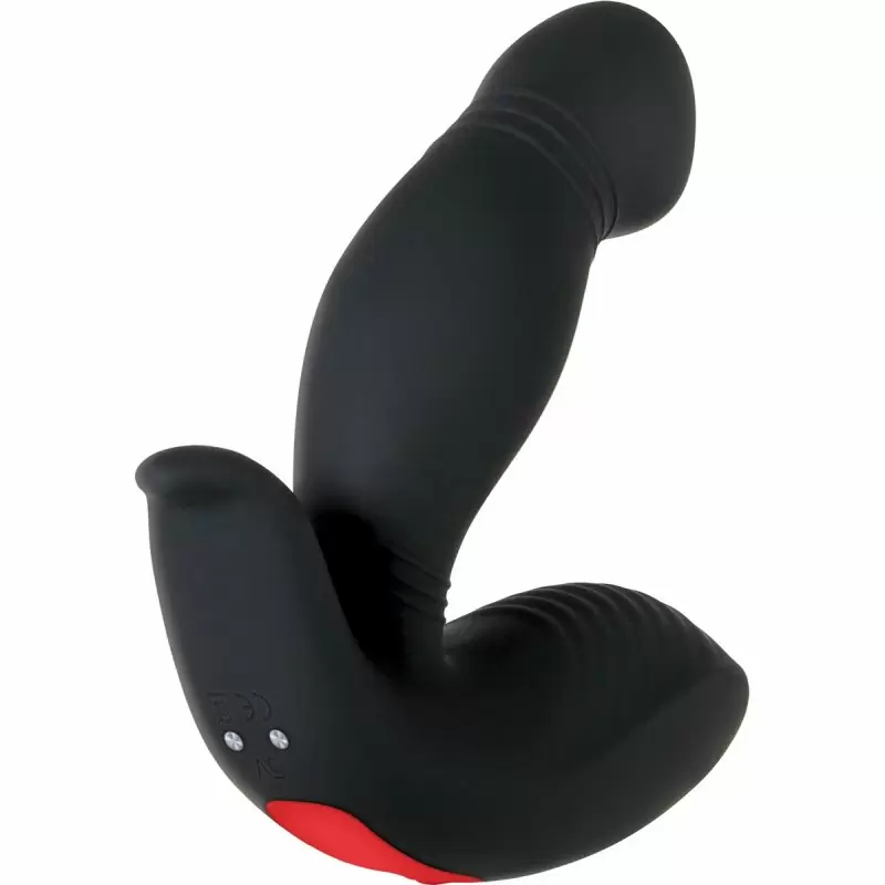 Массажер простаты с пультом ДУ Adam`S Rechargeable: 9 режимов вибрации, АБС/силикон