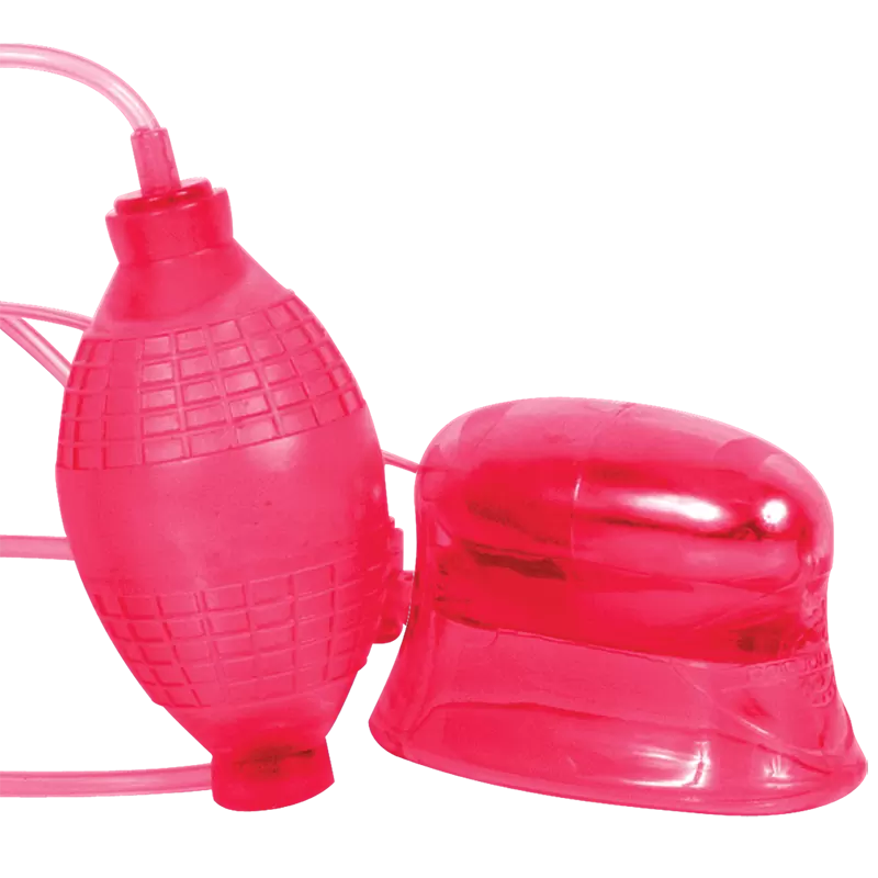 Вагинально-клиторальная помпа Pucker-up – красный