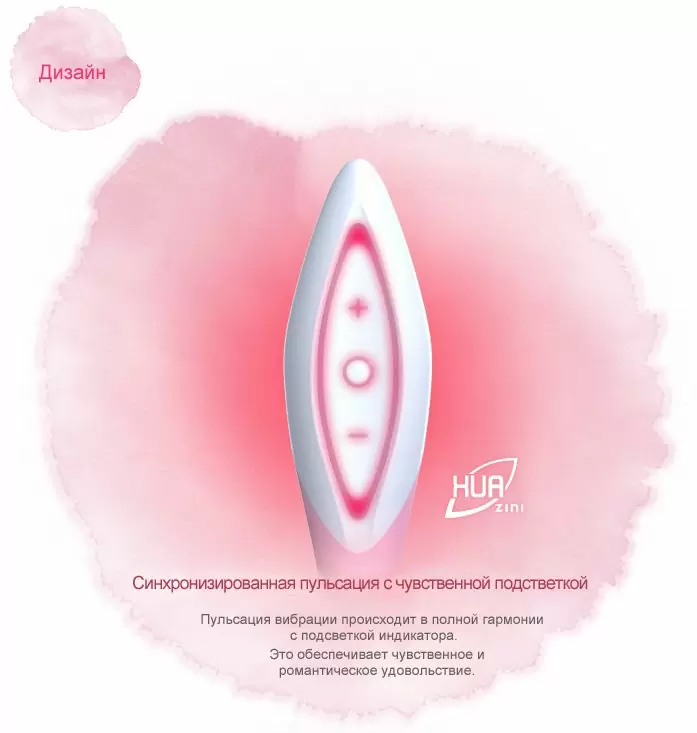 Hi Tech вибратор ZINI HUA - pink