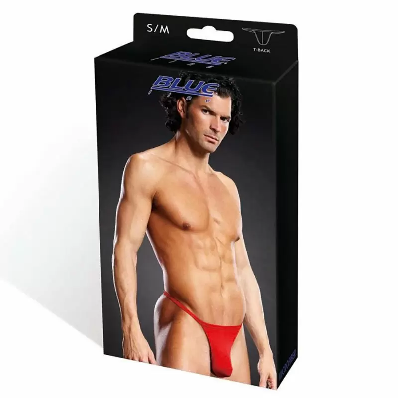 Красные мужские Т-стринги BlueLine – S/M