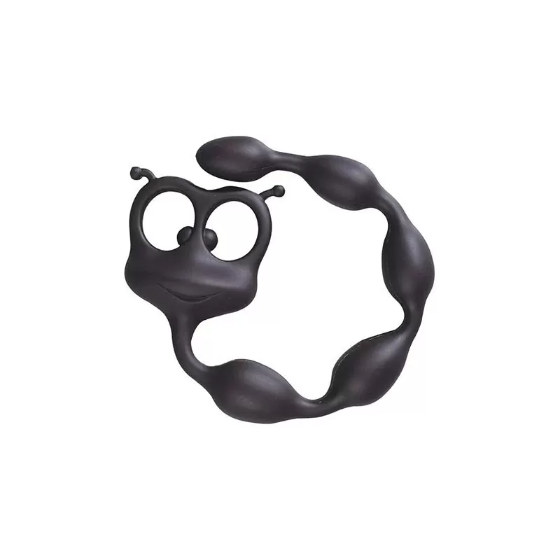 Анальная цепочка Fun Factory Flexi Felix, 32 см, 5 бусин, черный