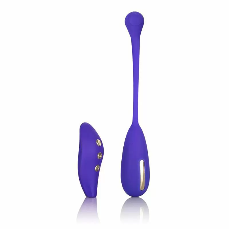 Виброяйцо Impuls Remote Kegel Exerciser с электростимуляцией – фиолетовый