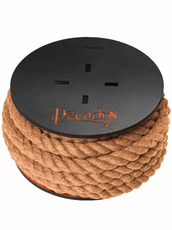 Веревка для фиксации Pecado BDSM, на катушке, джут, 5 м