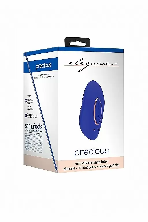 Клиторальный стимулятор Precious (синий)