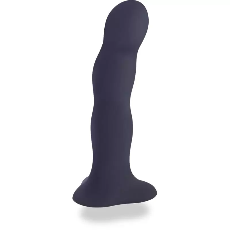 Уникальный фаллоимитатор Fun Factory Bouncer с вращающимися шариками внутри, 18 см, черный