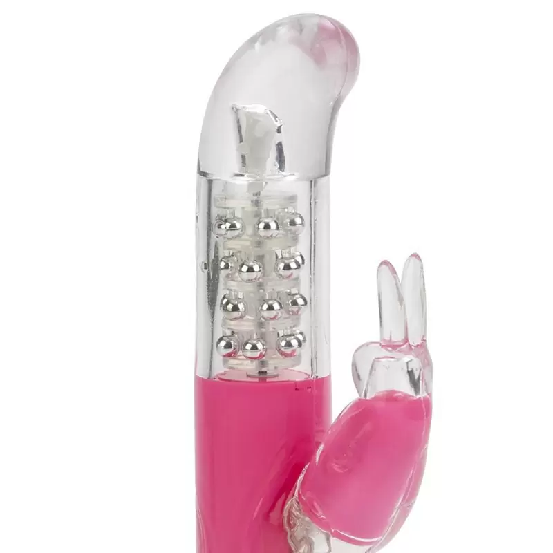 Вибратор для G-точки Shane`s World Co-Ed Bunny G с ротацией – розовый