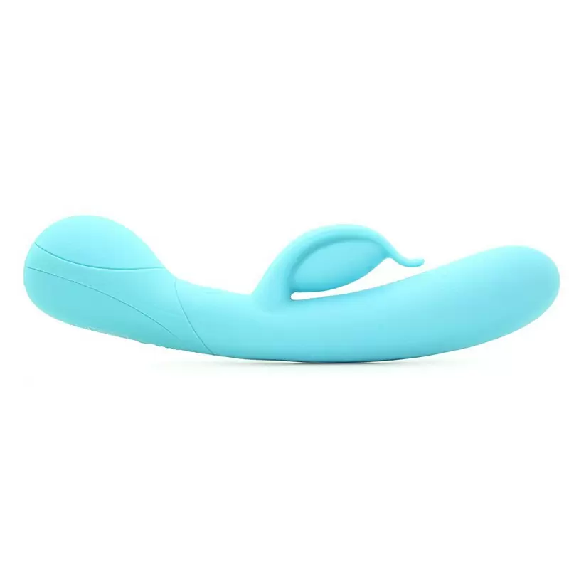 Вибромассажер Impress Dove со стимуляцией клитора – голубой