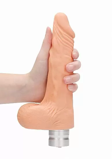 Фаллоимитатор с вибрацией Vibrating Dildo With Balls - 20 см.