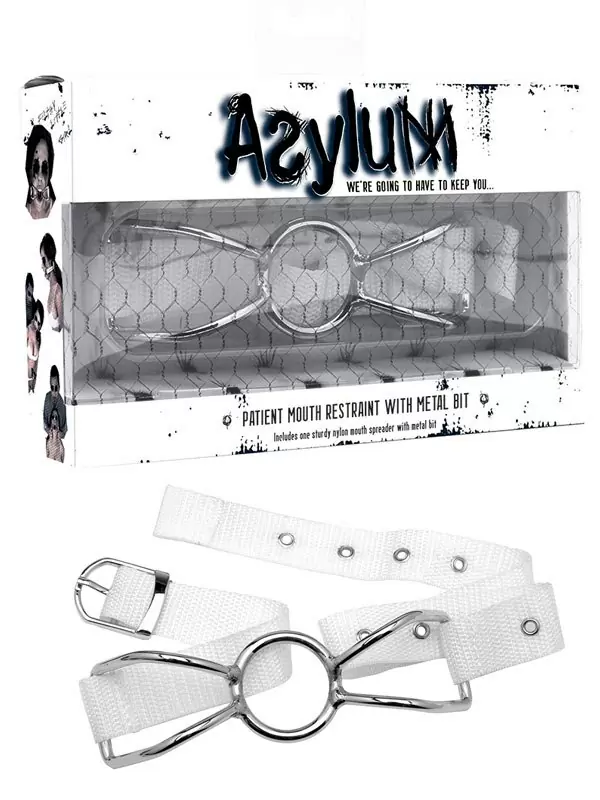 Расширитель для рта Asylum Patient Mouth Restraint with Metal Bit 