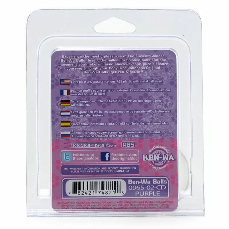 Вагинальные шарики Ben Wa Balls – слоновая кость