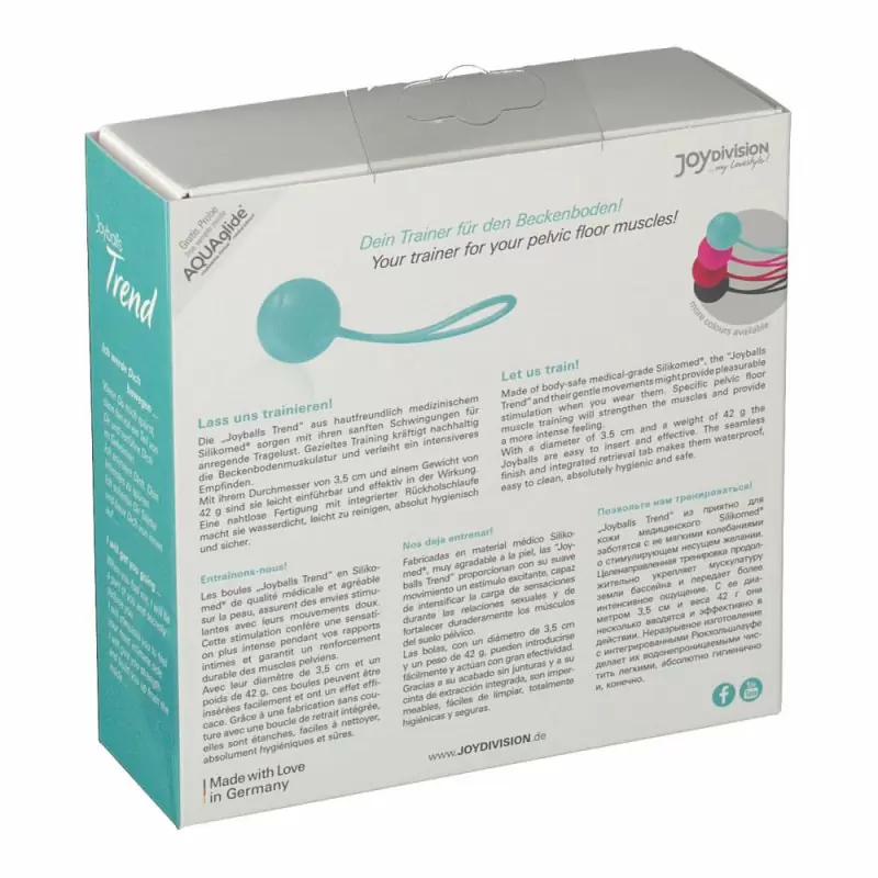 Вагинальный шарик Joyballs Trend со смещенным центром тяжести – мятный