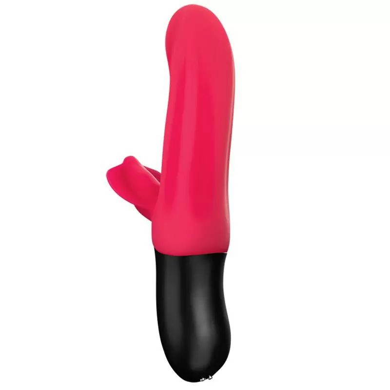 Пульсирующий вибратор-кролик Fun Factory Bi Stronic Fusion 21,5 см, с функцией толчков, красный