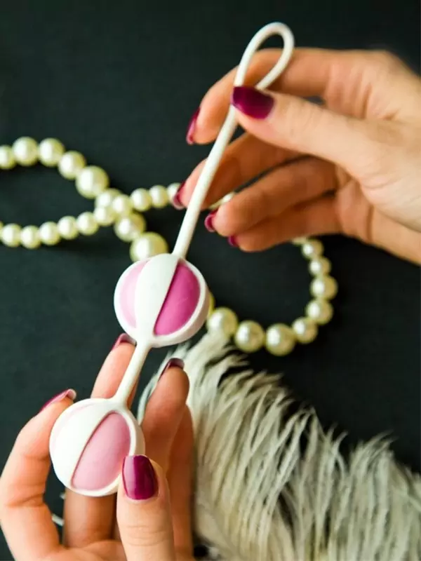 Гладкие вагинальные шарики Geisha Balls – розовый