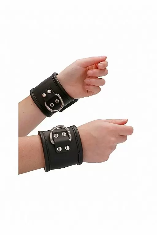 Высококачественные наручники Restraint Handcuff With Padlock, черный