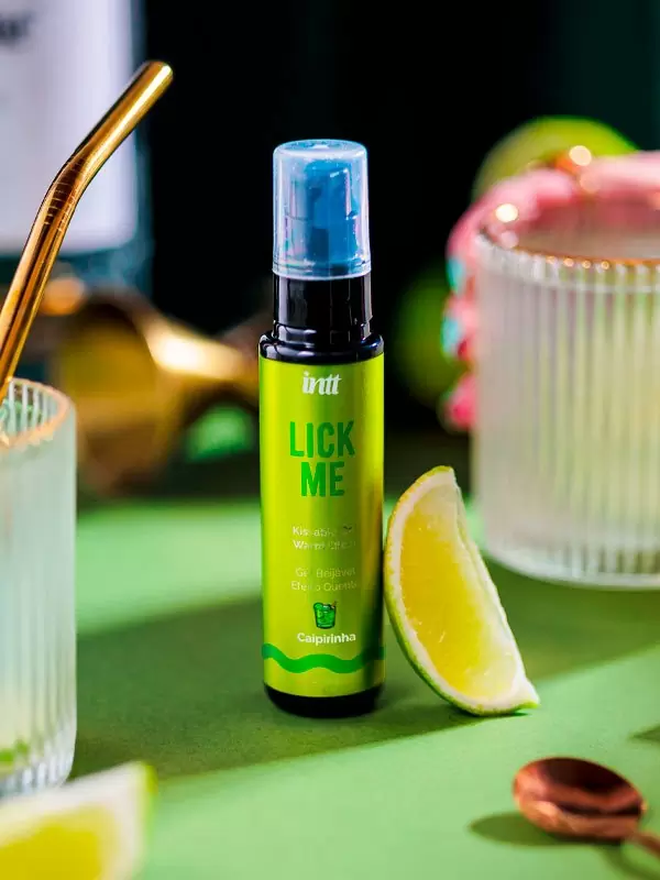 Массажный гель Intt LICK ME, разогревающий, съедобный, кайпиринья, 50 мл
