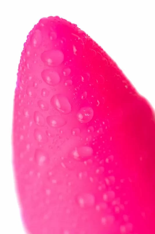 Розовая силиконовая анальная втулка TOYFA POPO Pleasure - размер M