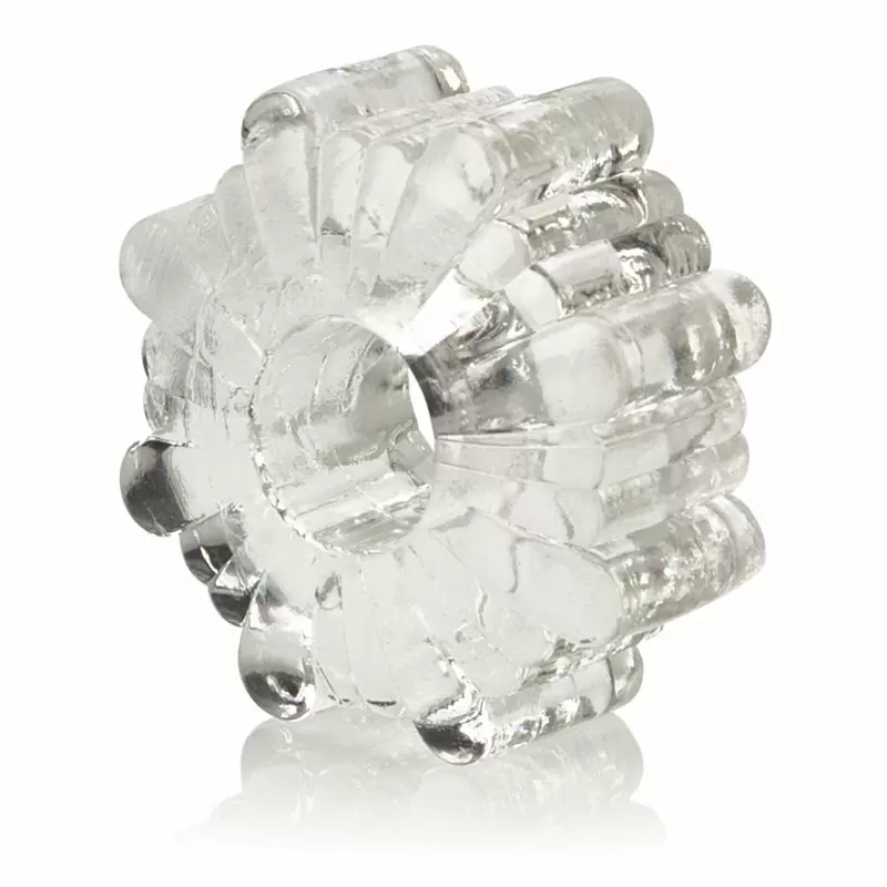 Комплект из 4-х колец Basic Essentials Super Stretchy TPR Enhancers – прозрачный