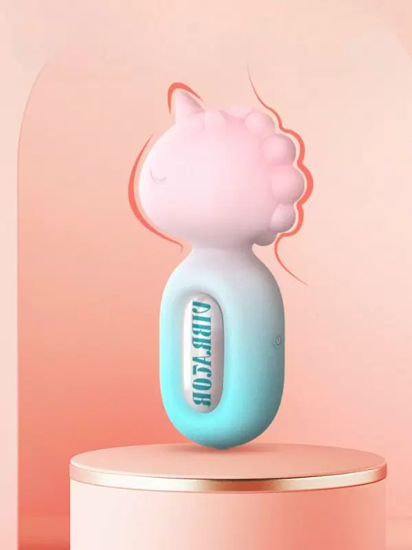 Мощный вибратор Youvic UNICORN, 12,6 см, 10 режимов, в виде единорога, силикон