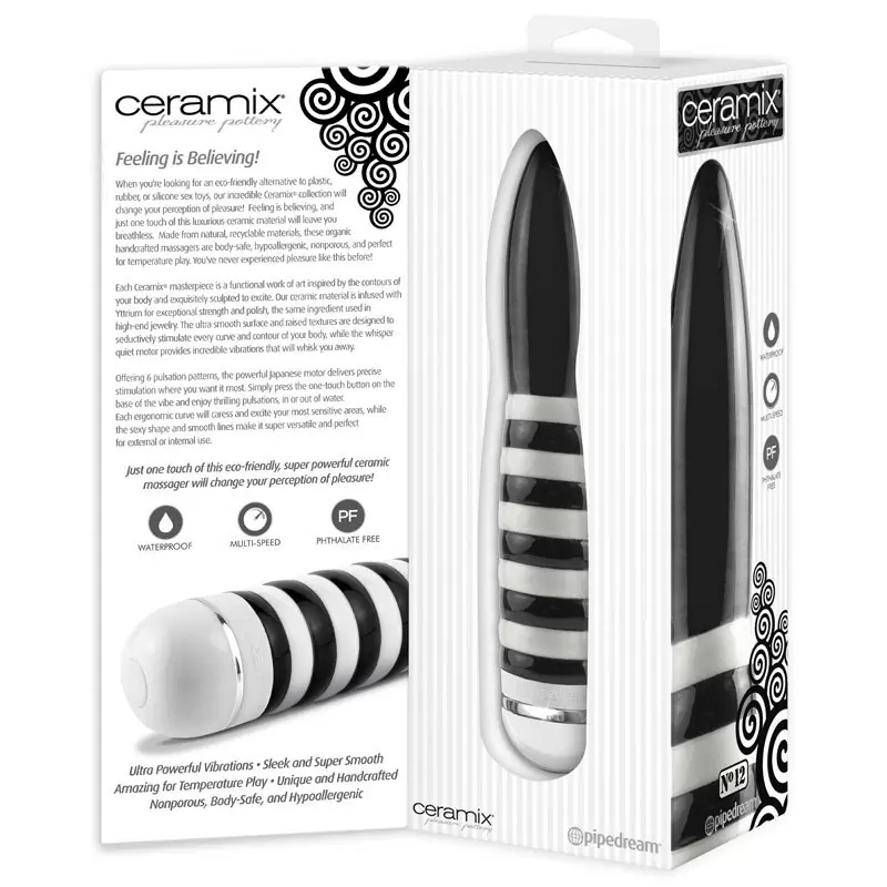 Водонепроницаемый вибромассажер Ceramix №12