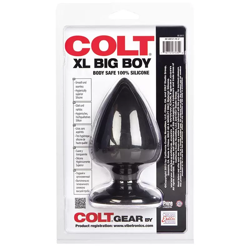 Анальная пробка COLT XL Big Boy