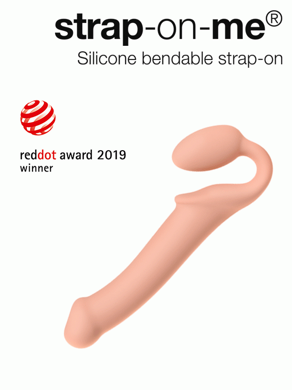 Страпон на присоске Strap-on-me. 24 см. Телесный