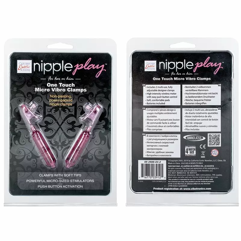 Зажимы для сосков One Touch Micro Vibro Clamps