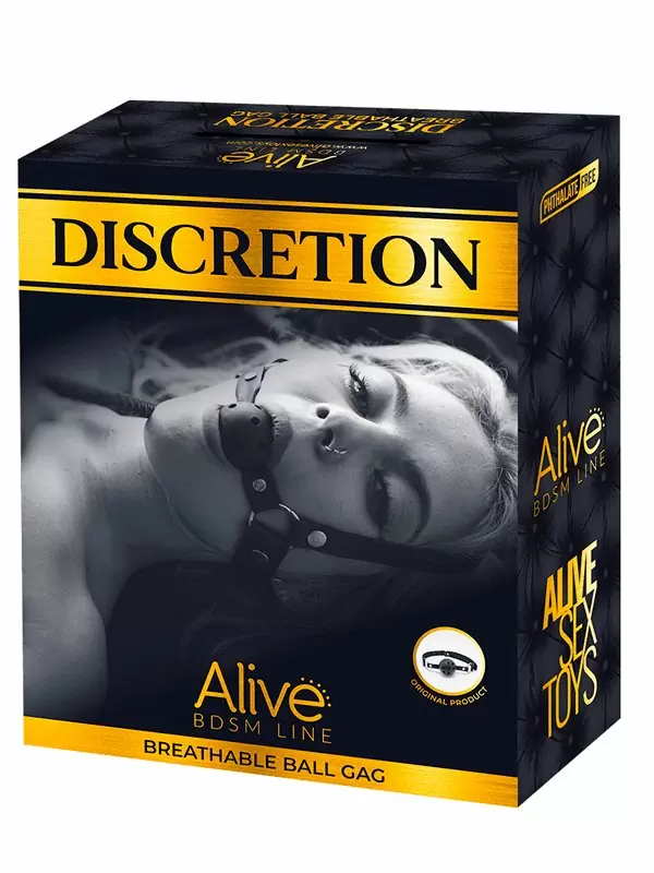 Кляп Alive Discretion, 64 см, красный