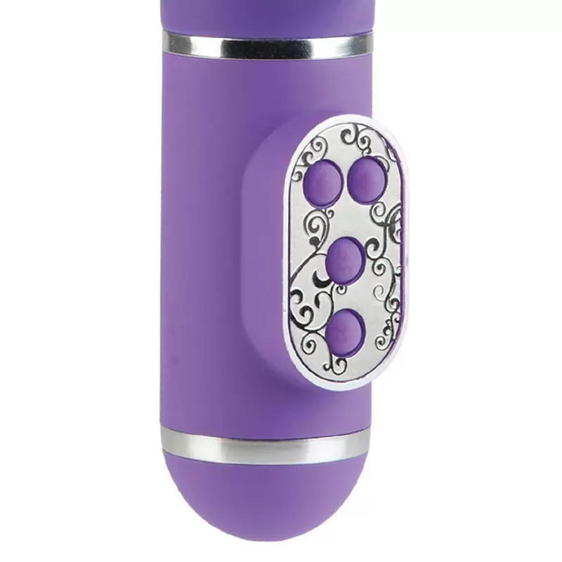 Вибромассажер Tantric Mantra со стимуляцией клитора – фиолетовый