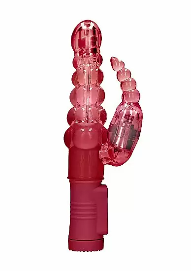 Вибратор кролик Rotating Bubbles - Red