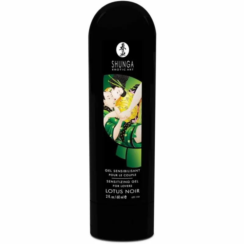 Возбуждающий гель для пар Shunga Lotus Noir - 60 мл