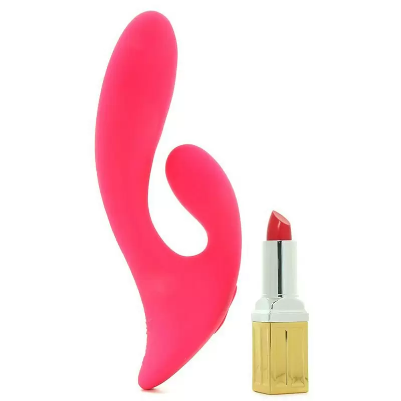 Вибромассажер со стимулятором клитора Silhouette S15 перезаряжаемый – красный