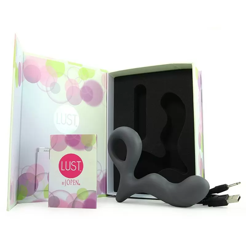 Массажер простаты Lust by Jopen L13 перезаряжаемый – серый