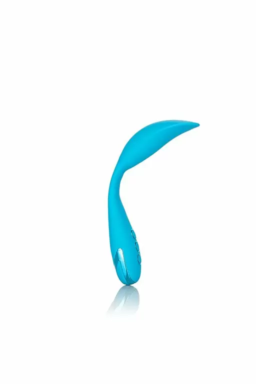 Гибкий вибратор Palm Springs Pleaser, с функцией Power Boost, 15,2 см, силикон, голубой