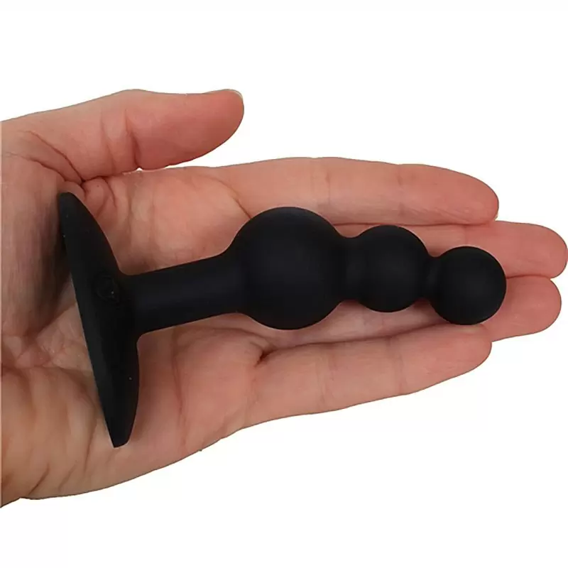 Анальная пробка The Mini's Bubble Medium - черная