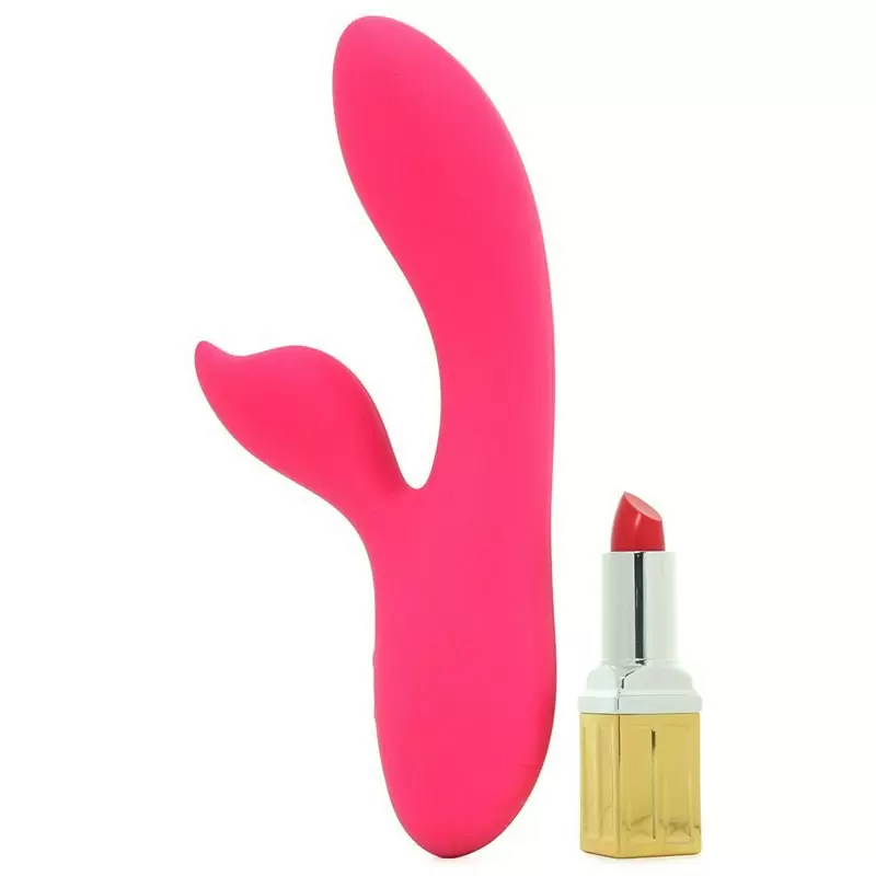 Вибромассажер со стимулятором клитора Silhouette S19 перезаряжаемый – красный