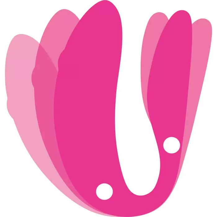 Сенсорный вибратор для пар We-Vibe Chorus Pink, с пультом Д/У, 7,8 см, силикон, розовый