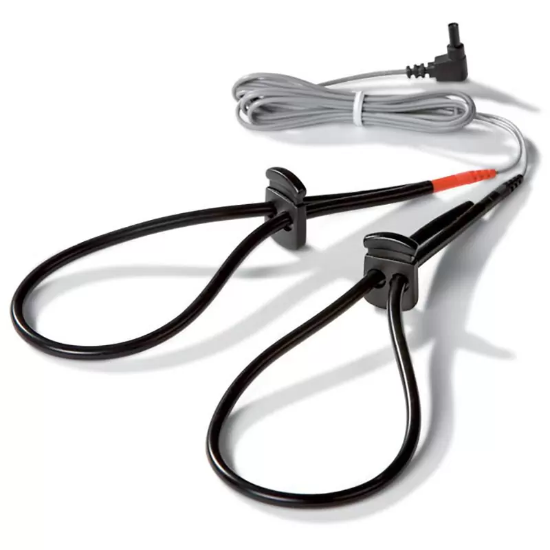 Двойное лассо для пениса Rodeo Robin с электростимуляцией – черный