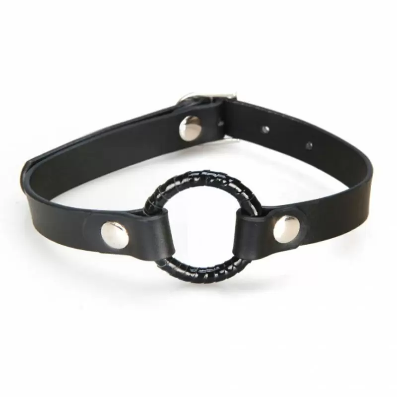 Кляп с кольцом Open Mouth Gag – черный 