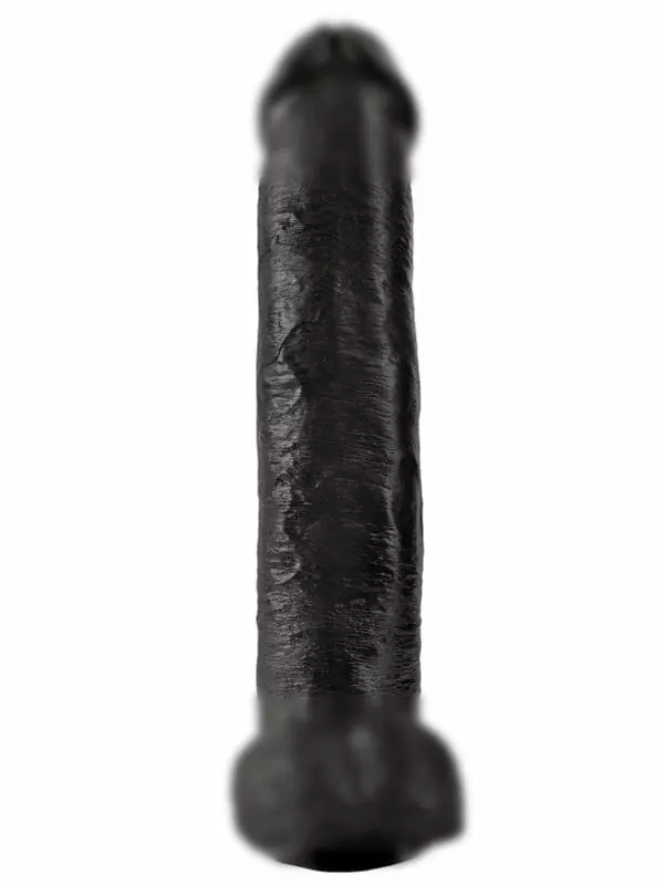 Реалистичный фаллоимитатор-гигант Pipedream King Cock 15 Cock with Balls, с мошонкой, 40,5 см, диаметр 7,6 см, черный