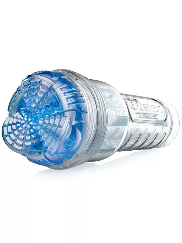 Текстурированный мастурбатор Fleshlight Turbo Core, 24,8 см, ТПЭ, голубой