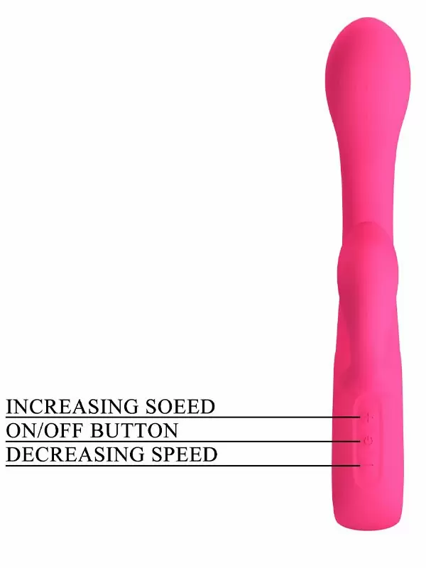 Вибратор-кролик Baile Fritz, 12 режимов, со стимуляцией зоны G, 19,8 см