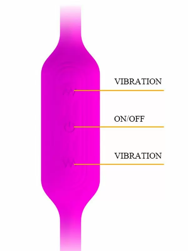 Гибкий вибратор для пар Dream Lover's Whip, 65,5 см, 12 режимов, розовый